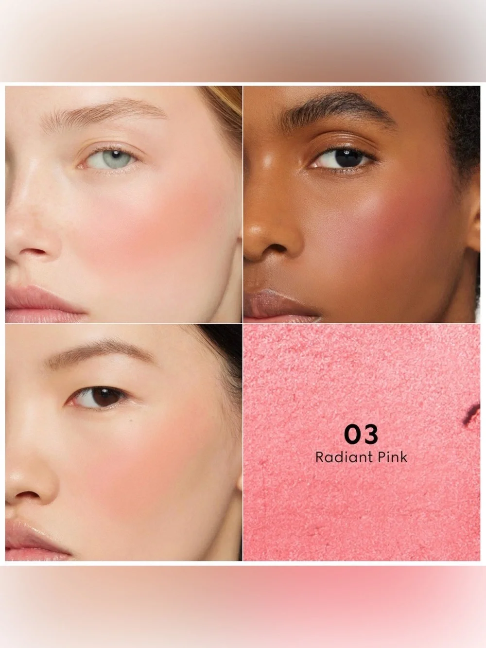 Gucci Luminous Matte Powder Blush - Shade 03 Radiant Pink